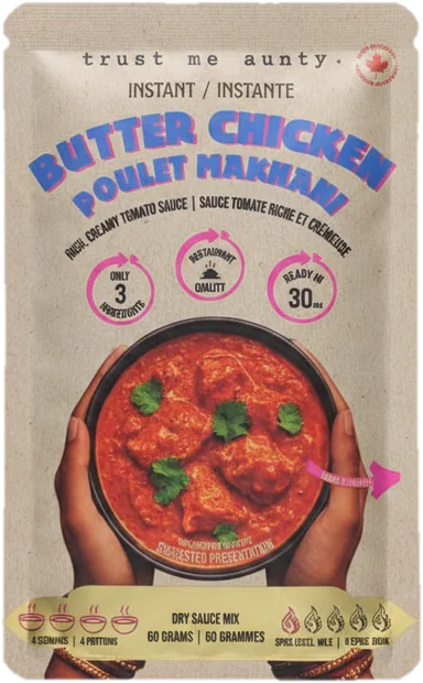 Butter Chicken instant curry mix pouch