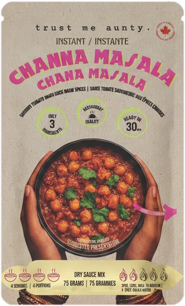 Channa Masala instant curry mix pouch